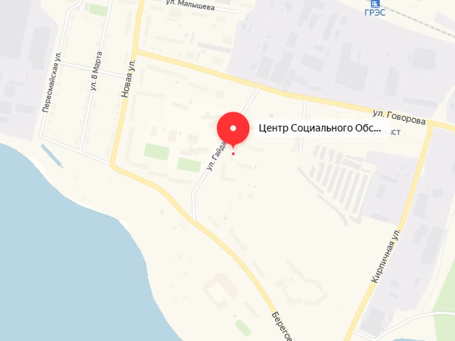 Центр социального обслуживания (соцзащиты) населения Нижнетуринского района в г. Нижняя Тура на ул. Гайдара