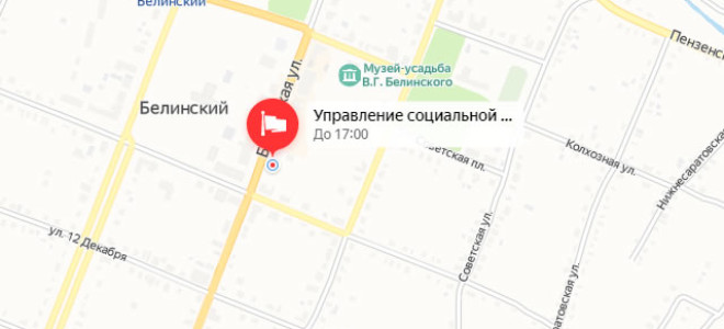Соцзащита Белинский