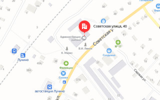 Соцзащита Лунино
