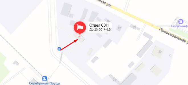 Соцзащита Серебряные Пруды