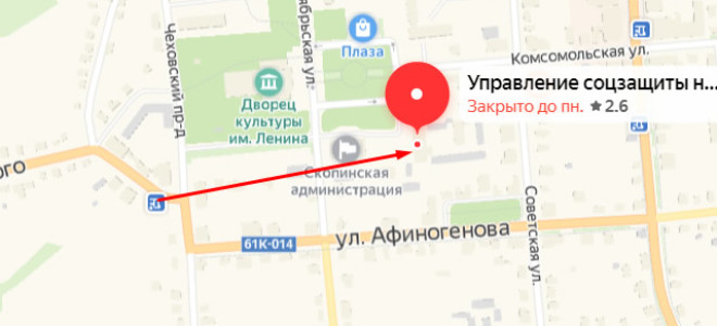 Соцзащита Скопин