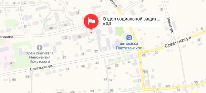 Соцзащита Партизанского