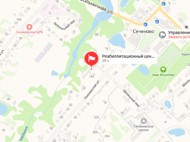 Социально-реабилитационный центр для несовершеннолетних Сеченовского района в с. Сеченово на ул. Пионерская